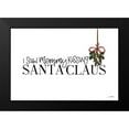 thumbnail image 2 of House Fenway 24x17 Black Modern Framed Museum Art Print Titled - Kissing Santa, 2 of 5