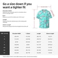 thumbnail image 7 of KLL Seashell And Starfish Print Men's Shirt Short Sleeve Button Down Summer Cuba Beach Shirts- XX-Large, 7 of 7