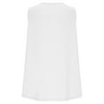 thumbnail image 4 of Women's Sleeveless Round Neck Casual Tank Top Summer Loose Fit Comfortable Stretchy Basic Tee for Daily Wear and Summer Women Shirts Casual Tunic Tops Tees, 4 of 6