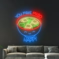 thumbnail image 4 of Handmadetneonsign You Make Miso Happy Neon Sign, Miso Soup Wall Art Decor, Japanese Food Wall Decor, 4 of 5