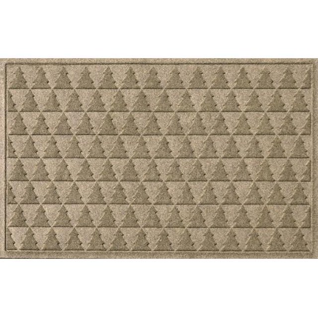 867500035 Water Guard Pine Trees Mat in Camel - 3 ft. x 5 ft.
