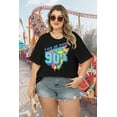 thumbnail image 5 of DEXIO Plus Size 90s Outfit for Women Take Me Back to The 90's Shirt Vintage Crew Neck Tops Tee for Birthday Party Gift,2X, 5 of 9