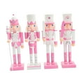 thumbnail image 4 of segolike 4 Pieces Nutcracker Ornaments Nutcracker Soldier Statue Photo Props Scene Layout B, 4 of 9