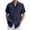 Navy, variant on Zylarhe Mens Summer Shirts, Men Short Sleeve Shirt Breathable Casual Summer Wear Outdoor Activities Light Gray XXXL