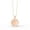 Rose Gold Vermeil, variant on 0.59 Ctw Round Moissanite Diamond 925 Sterling Silver Rose Vermeil Scorpio Zodiac Sign Charm Necklace