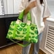thumbnail image 5 of Bolsa Impermeable de Punto de Vaca Verde Manzana, Bolso de Viaje de Gran Capacidad Plegable, 5 of 7