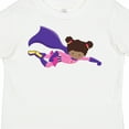 thumbnail image 4 of Inktastic African American Girl, Cape, Superhero Girl Girls Toddler T-Shirt, 4 of 5