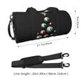 thumbnail image 2 of Sikiie Happy New Year1 Duffel Bag, Travel Bag, Sports Gym Bag - Ideal for Sports, Gym, Overnight Stays, 2 of 6