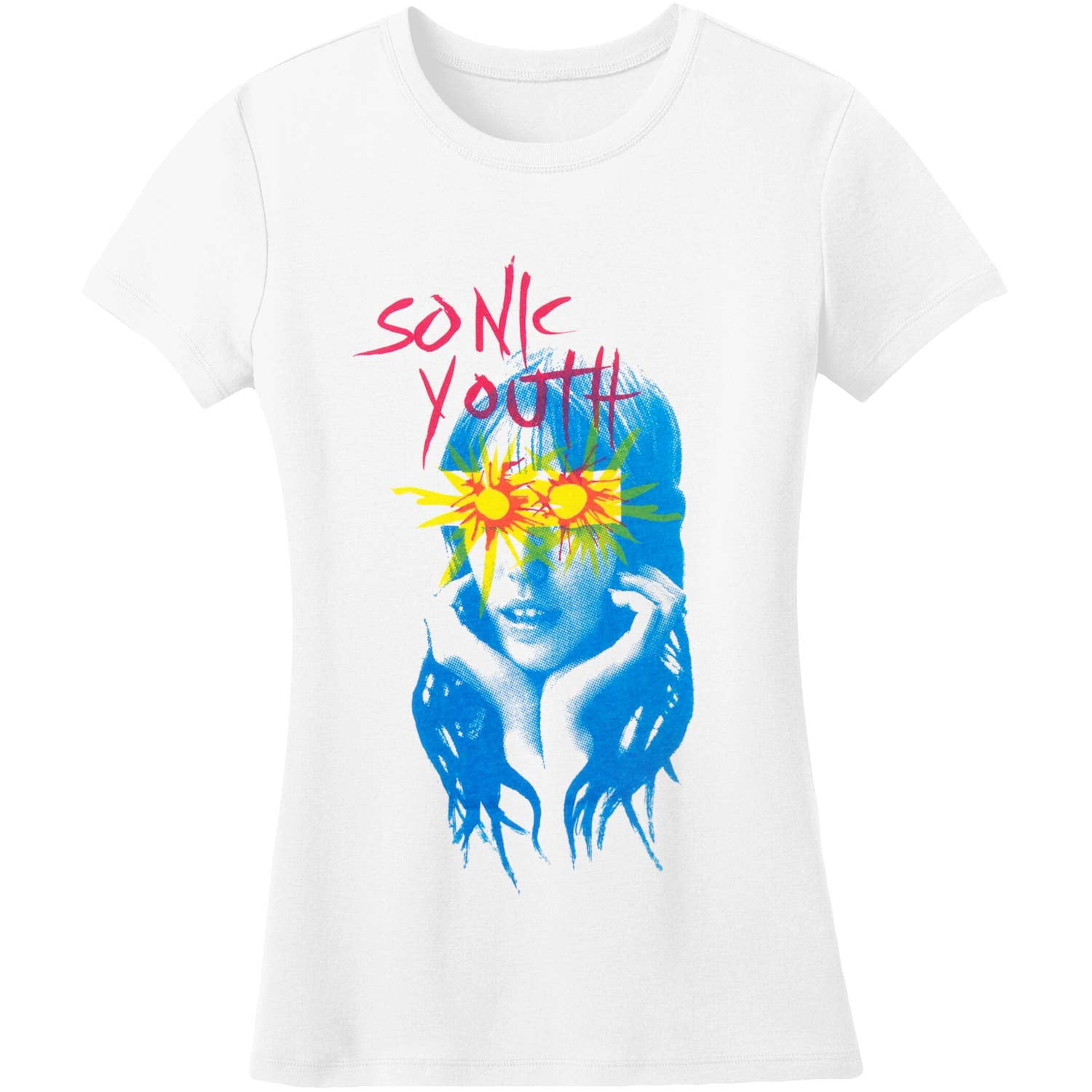 Sunburst Girls Jr Soft tee Medium White 