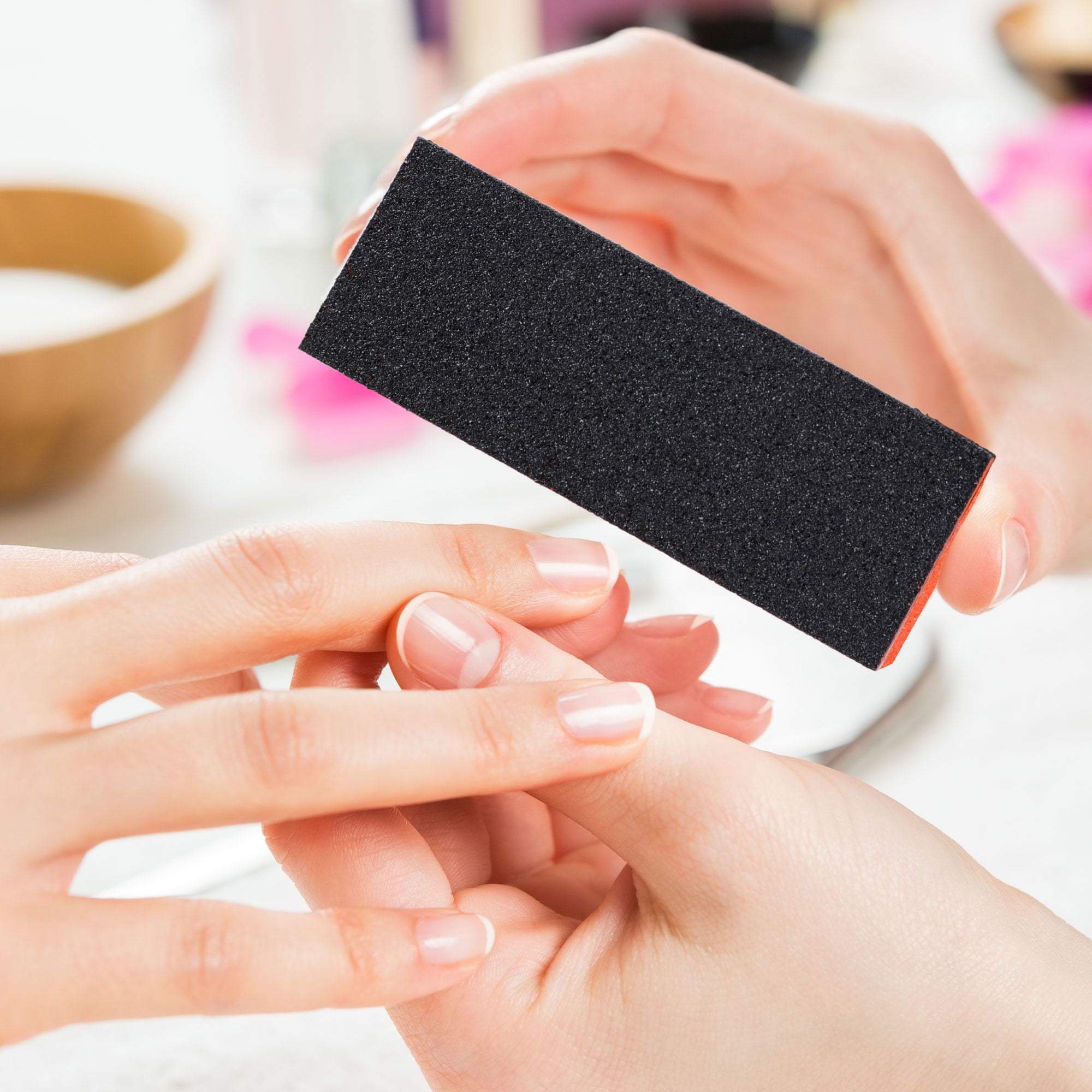 Unique Bargains 10 PCS 4 Way Nail File and Buffer Set Nail Sanding Block Manicure Tools