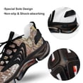 thumbnail image 7 of Retro Pattern Walking Shoes for Men Woman Lightweight Tennis Fashion Elastic Sports Shoes Cushion Basketball Shoes, 7 of 7