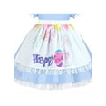 thumbnail image 5 of Girls Dress Blue Easter Egg Hunting Maid Lace Apron Alice Vintage Spring 4 Years, 5 of 8