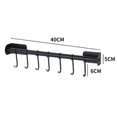 thumbnail image 2 of Hook Hanging Rod Rack Free Punching Multi-Functional Spatula Storage Wall-Mounted Rack Bathroom Storage, L-, 2 of 5
