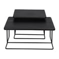 thumbnail image 3 of Porter Designs Nicosia Nesting Coffee Tables - Black, 3 of 8