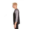 thumbnail image 4 of Pacific Mens Raglan 3/4 Sleeve Baseball T-Shirt, 4 of 5
