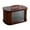 brown 29cm, variant on CoudarTitie Bread Box for Kitchen Countertop Bridesmaid Gift Box Keeper Portable Handle with brown 34.5cm