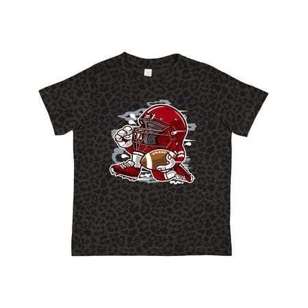 

Inktastic Football Helmet Running Gift Toddler Boy or Toddler Girl T-Shirt