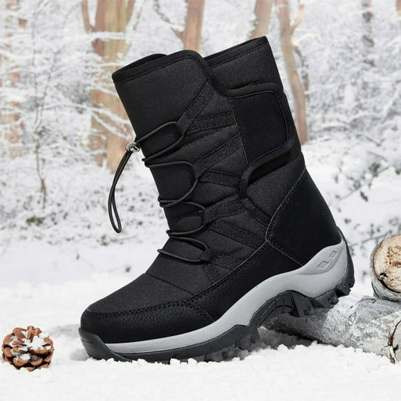 Winter Snow Boots Work Shoes High Top Mens Non Slip for Hiking Climbing Camping