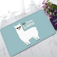 thumbnail image 1 of YUSDECOR Cute Cartoon Llama Design Home Decor Floor Mat Area Rug Doormat Size 18x30 Inches, 1 of 1