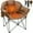 Brown-1 PACK, variant on MOPHOTO Oversized Heated Camping Chair, Patio Lounge Chairs with 3 Heat Levels, Portable Folding Heated Chair Round Moon Saucer Folding Lawn Chair Outdoor Chair for Camping, Lounge Patio, 2 Pack