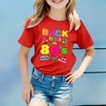 thumbnail image 2 of MEZZALL T-Shirt Imprimé Couleur Carnaval pour Enfants, Col Rond, Manches Courtes, 1-2 Ans, 2 of 4