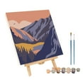 thumbnail image 1 of DIY Digitals Oil Paint 20x20cm Canvas Painting By Numbers With Frame Gift κд J9B6, 1 of 8
