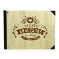 thumbnail image 1 of Darling Souvenir Yellow Wooden Texture Printed Hardbound Cover Guestbook For Wedding Guest Sign In Book Registry-9 x 12 Inches, 1 of 5