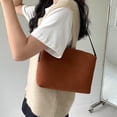 thumbnail image 5 of Bolsos de mano vintage para mujer, bolsos y carteras de diseñador de lujo, novedad de 2023, en PU, gamuza sintética, cierre de hebilla, estilo coreano, para debajo del hombro, 5 of 5