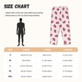thumbnail image 4 of Lsque Hand Drawn Strawberry Print Women's Pajama Pants, Lounge Pant - Comfortable Home Wear,Elastic Waistband, Stylish Design-X-Large, 4 of 9