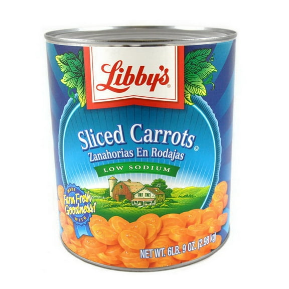 (Price/Case)Libby Carrots Sliced Medium Low Sodium 6-105 Ounce