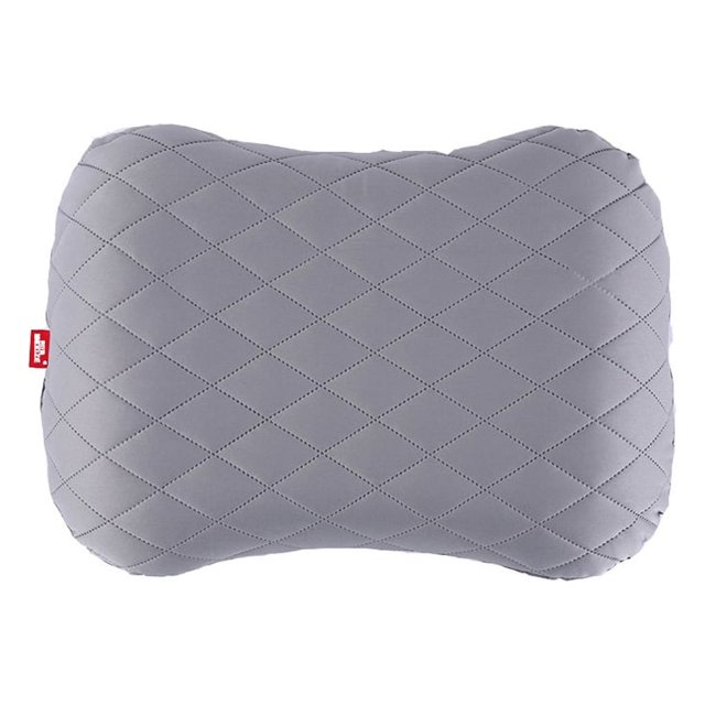 Sonducket Almohada plegable inflable ultraligera para viaje, Camping, dispositivo para siesta, almohadas de aire para el cuello, reposacabezas de avión carpas Gris Sonducket OD031984-02