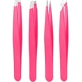 thumbnail image 1 of Juego de Pinzas para Cejas de Acero Inoxidable de Alta precisión para Vello Facial, Kit para Quitar Cabello y astillas, Adecuado para Mujeres y Hombres, Juego de 4 Piezas. (rosa), 1 of 2