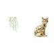 thumbnail image 1 of Elegante Escultura De Gato Con Vegetación, Vinilo Decorativo De Pared, Figura Con Hojas De Plantas Para Baño, Dormitorio, Chimenea O Sofá., 1 of 8