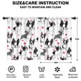 thumbnail image 2 of Blackout Kids Curtains,Pug and Love Heart Childrens Insulated Curtains Set Of 2,Bedroom Essentials,Toddler Room Decor 42x54in(106x137cm), 2 of 4