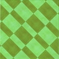thumbnail image 1 of Ahgly Company Indoor Square Patterned Emerald Green Area Rugs, 6' Square, 1 of 1