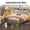 Beige, variant on Frostbloom Full Size Velvet Bed with Vertical Striped Wingback Headboard, Double Storage Shelves & Built-in Outlets, Black
