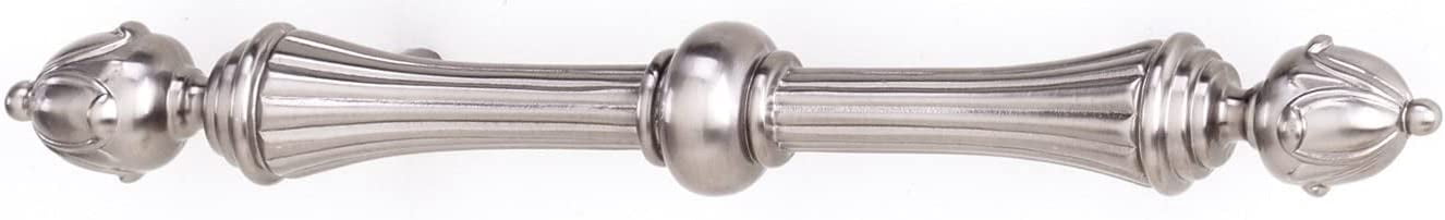 Alno A6904-PB/NL Ornate 4-1/2" Center To Center Bar Cabinet Pull - Brass