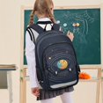 thumbnail image 7 of FORMRS School Backpack 17" Student Travel Bag with Laptop Compartment, Cat Planet, 7 of 7