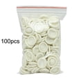 thumbnail image 1 of 100 Pcs Gants Jetables en Latex pour Doigts Gants de Protection en Caoutchouc Sans Poudre Non Chlorés, 1 of 5