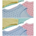 thumbnail image 4 of ToBeInStyle Girls' Pack of 4 Ultra-Soft Cotton Tank Tops w/ Ruffle Hem - Polka Dots - 10 Years Old, 4 of 7