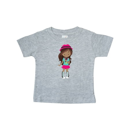 

Inktastic African American Girl Rock Girl Band Singer Gift Baby Girl T-Shirt