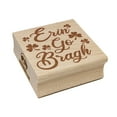 thumbnail image 1 of Erin Go Bragh Ireland Forever Shamrocks Square Rubber Stamp Stamping Scrapbooking Crafting - Large 2.75in, 1 of 7