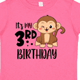 thumbnail image 4 of Inktastic Monkey Its My 3rd Birthday Boys or Girls Toddler T-Shirt, 4 of 5