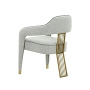 TOV Furniture Corralis Speckled Grey Boucle Dining Chair