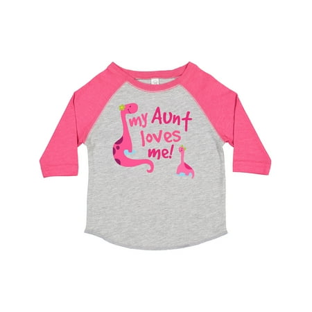 

Inktastic My Aunt Loves Me Gift Toddler Toddler Girl T-Shirt
