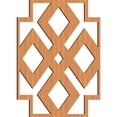 thumbnail image 3 of Ekena Millwork 23 3/8"W x 23 3/8"H x 1/4"T Large Blendon Decorative Fretwork Wood Wall Panels, Cherry, 3 of 6