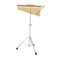 thumbnail image 2 of Yinanstore Carillons de Percussion, Instrument de Percussion Musical Portable Support Réglable Robuste Carillon de Bar Classique Rangée Unique pour Performance Support Argent 36 Notes, 2 of 8