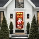 thumbnail image 1 of Uuiauoio Santa Claus Door Cover Christmas Front Door Decorations Xmas Xmas Door Hanging Banner Santa Claus Background for Front Door Home Holiday Winter Christmas Decor, 1 of 6