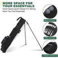 thumbnail image 4 of MAZEL Lightweight Golf Bag for Men – Easy to Carry Golf Clubs Bag with Shoulder Strap,Pitch n Putt Golf Stand Bag for Driving Range,Par 3 and Executive Courses - Fit Up to 8 Clubs, 4 of 7