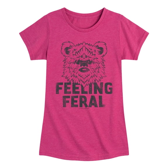 Star Wars - Feeling Feral Ewok - Youth Girls Fitted Short Sleeve T-Shirt